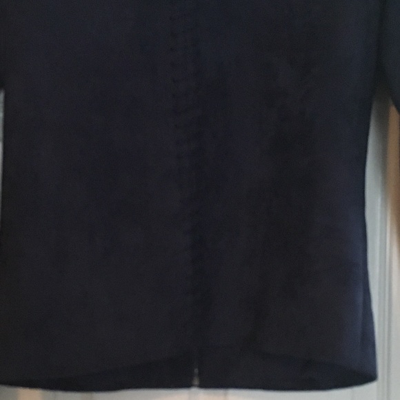 New Revol Faux Suede Zip Front Jacket - Picture 4 of 6